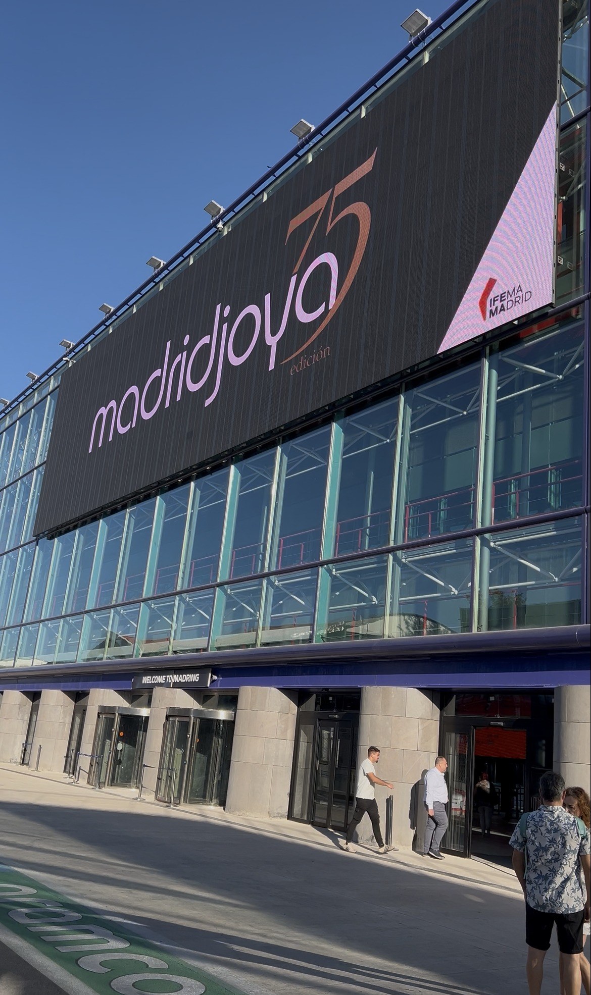 Fachada de IFEMA Madrid durante la 75.ª edición de MadridJoya